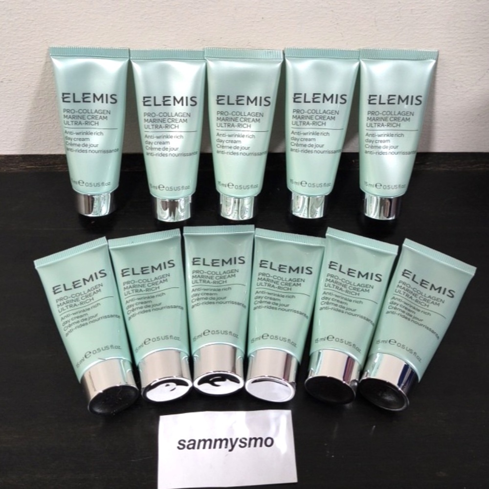 Elemis Pro Collagen Marine Cream Ultra Rich Day cream .5oz x11